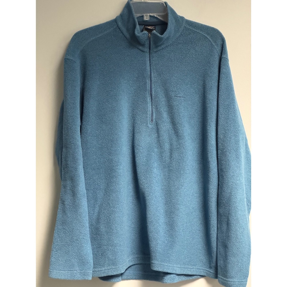 Vintage Patagonia Capilene Fleece Quarter Zip Mens Large Blue Pullover Gropcore - Picture 3 of 14